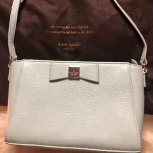 Kate Spade light blue bow bag